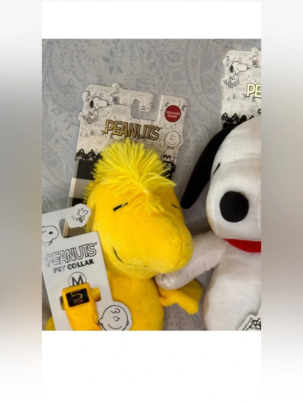 Peanuts Snoopy Dog Collar, Dog Leash, and Snoopy & Woodstock Dog Toys